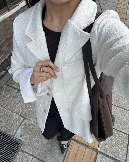 マルチポケットツイードジャケット AY1140