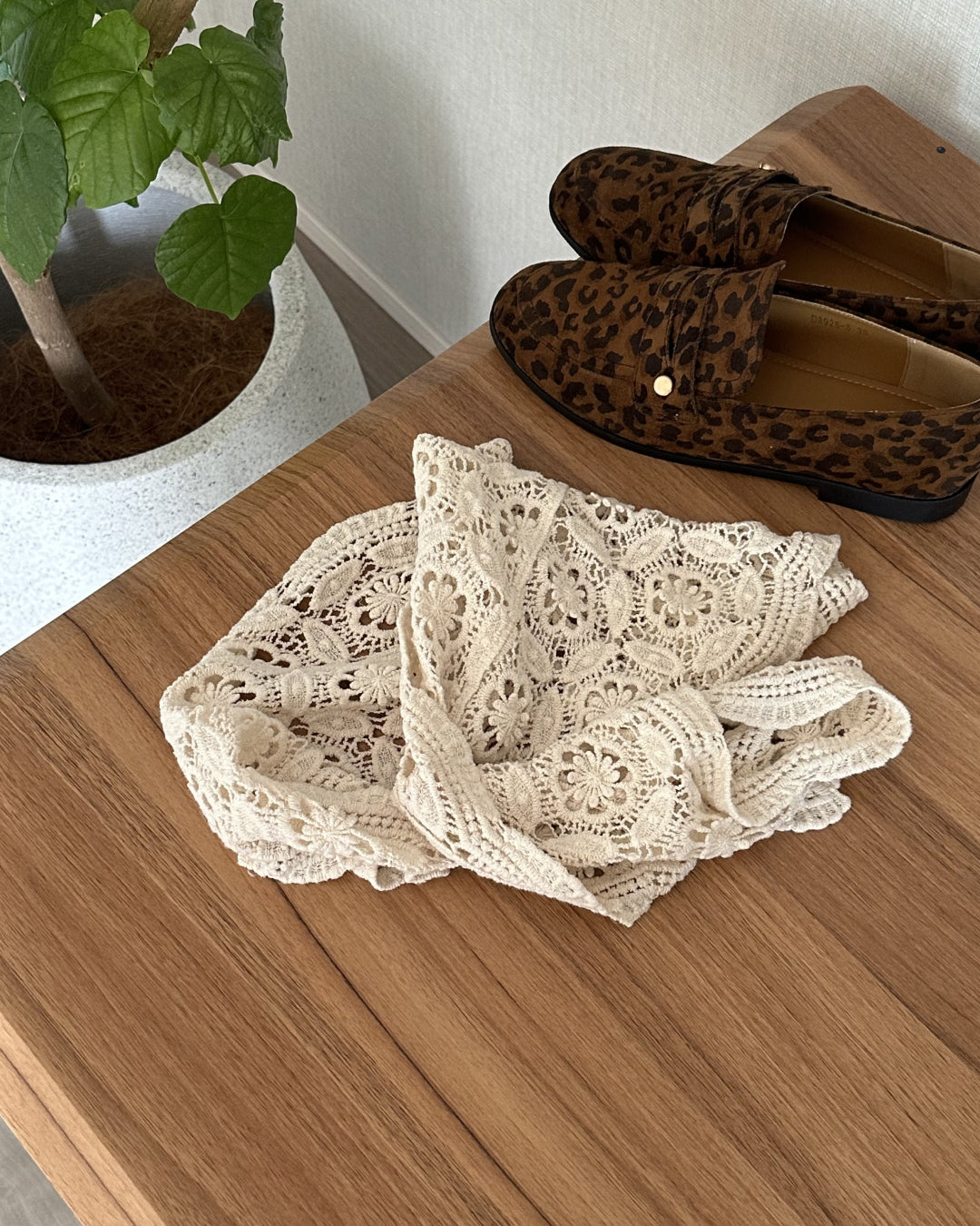 レトロレーススカーフ AY1142