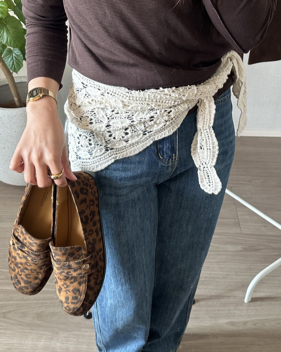 レトロレーススカーフ AY1142