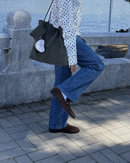 ハイウエストストレートデニムパンツ AY1150