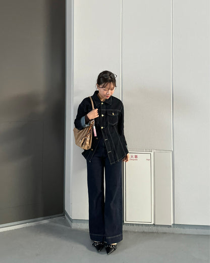 フィットデニムジャケット AY1151