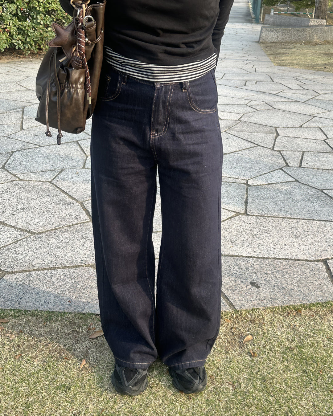 インディゴセミフレアデニム AY1173