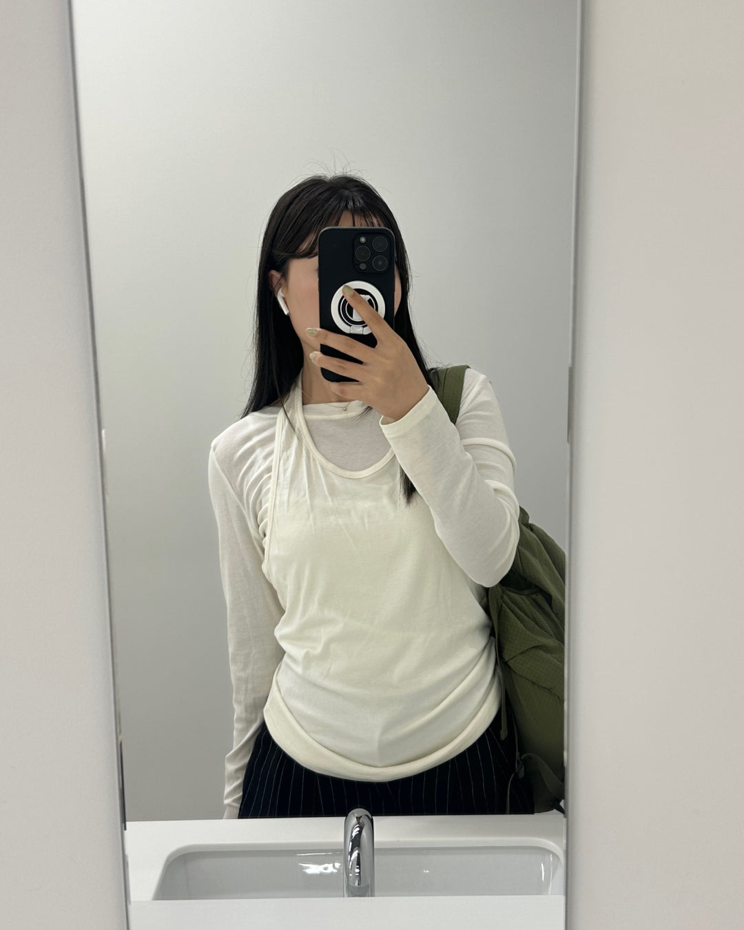 ホルターネックアンサンブルTシャツ AY1179