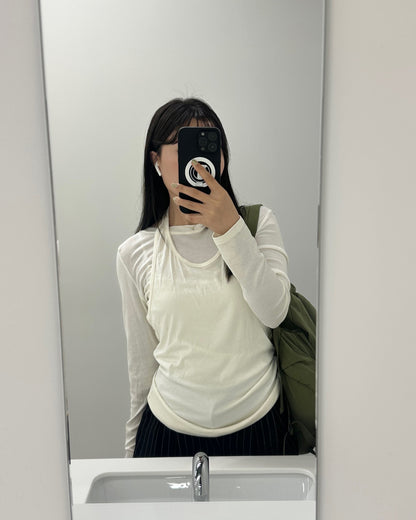 ホルターネックアンサンブルTシャツ AY1179