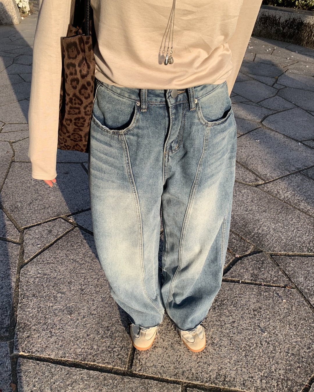 ナローワイドレッグパンツ AY1202