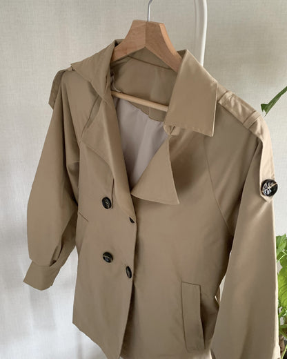 ベーシックショートトレンチコート AY1237