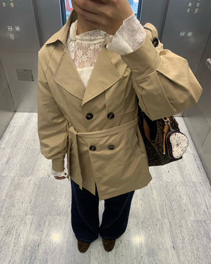 ベーシックショートトレンチコート AY1237