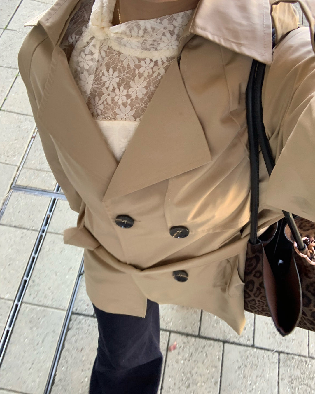 ベーシックショートトレンチコート AY1237