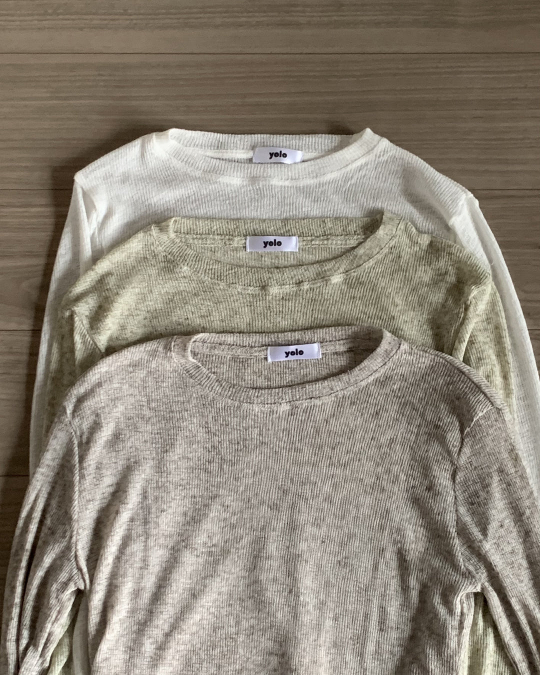 シアークルーネックTシャツ AY1282