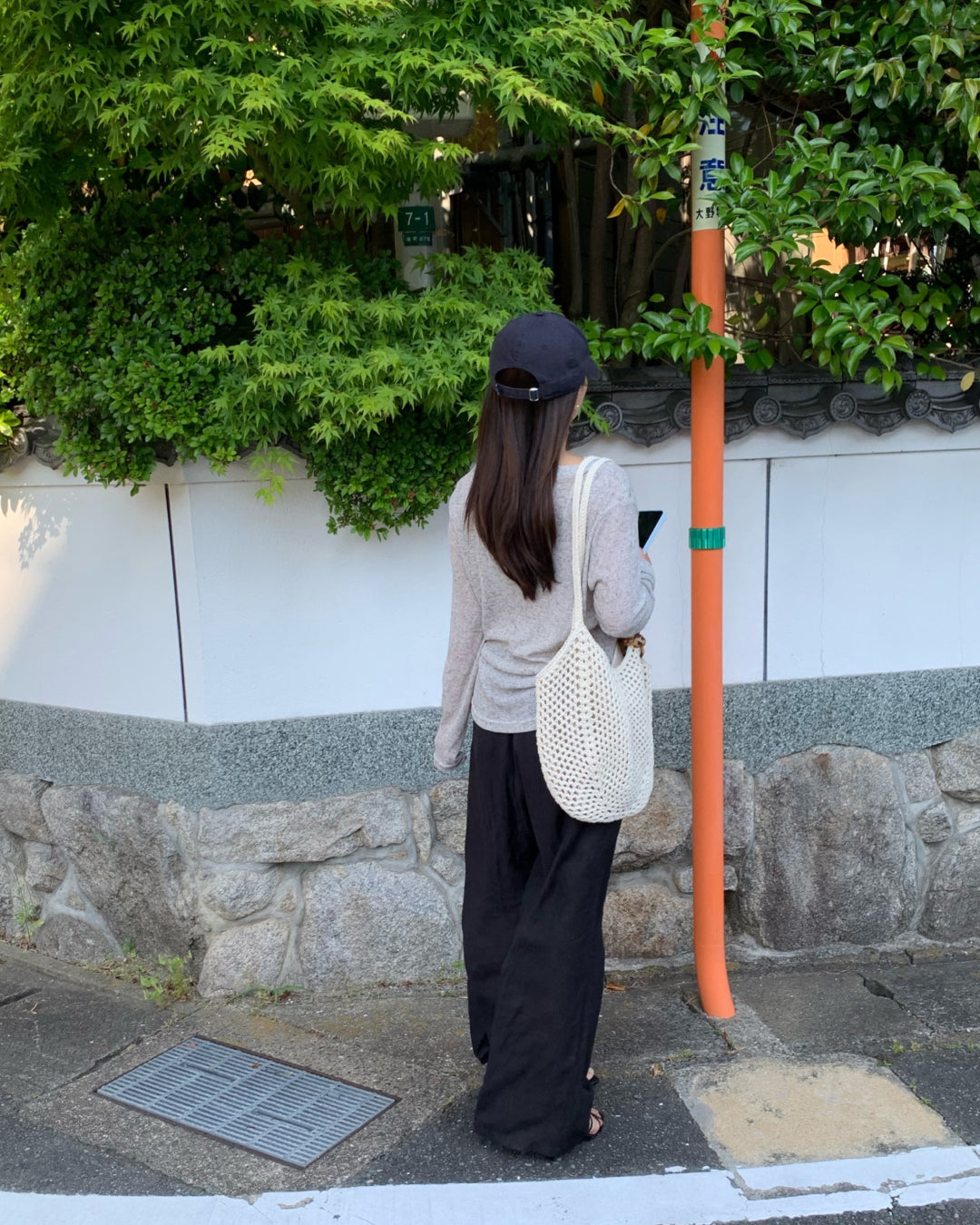 リネンワイドパンツ AY1299