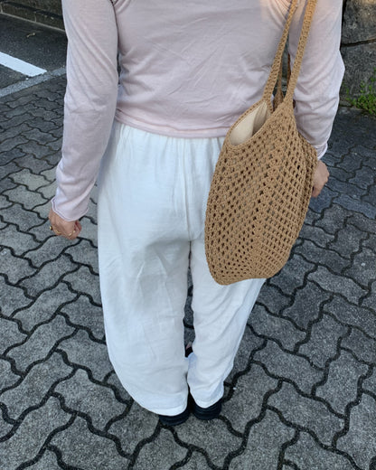 リネンワイドパンツ AY1299