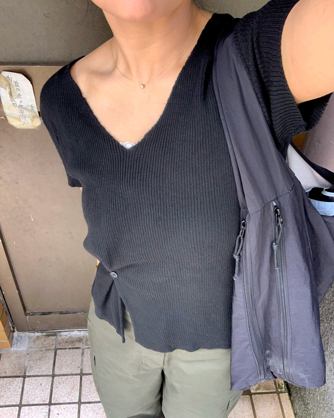 カシュクールデザインTシャツ AY1306