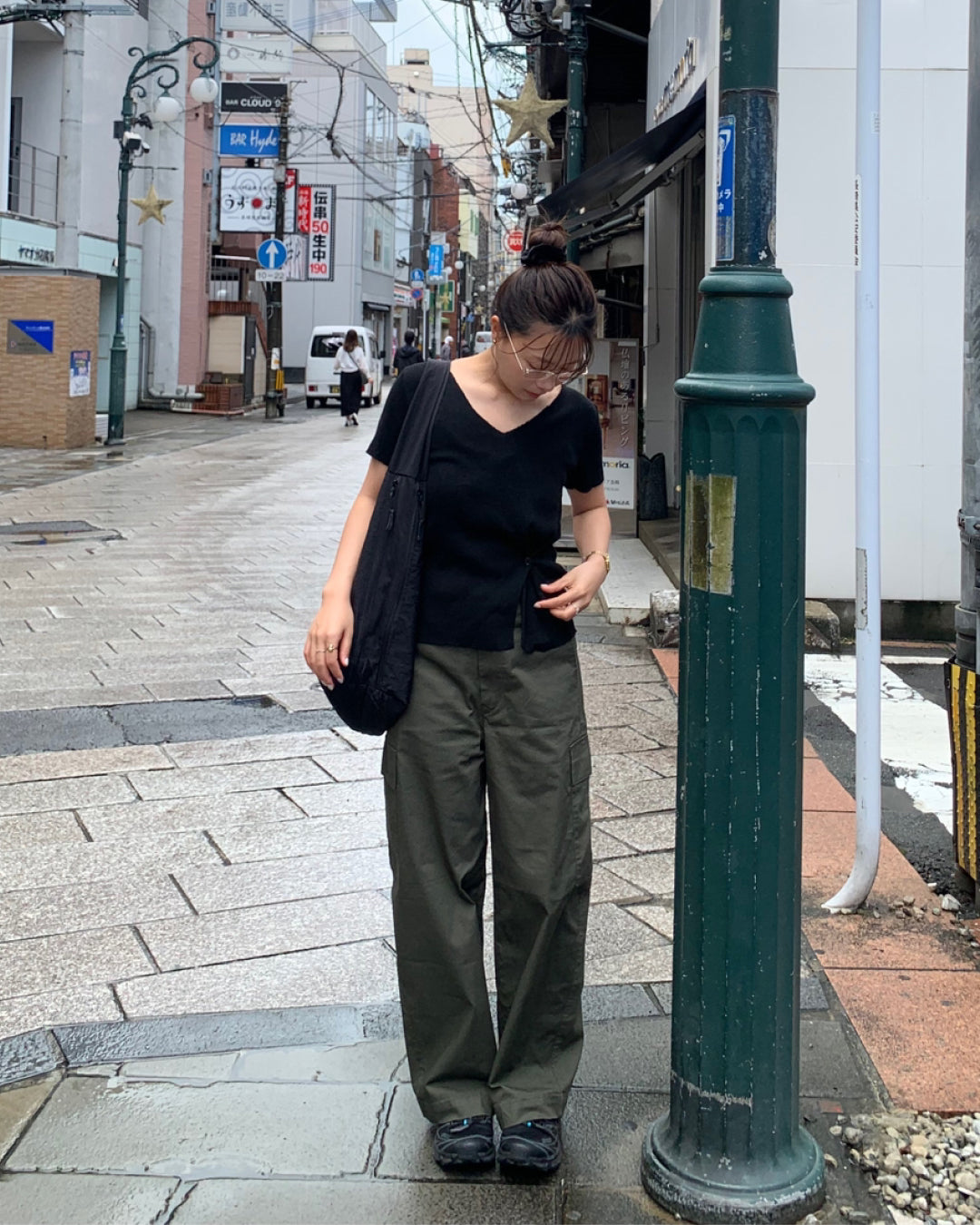 カシュクールデザインTシャツ AY1306