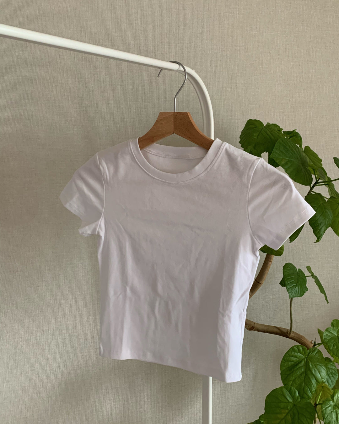 フィットクロップドTシャツ AY1309