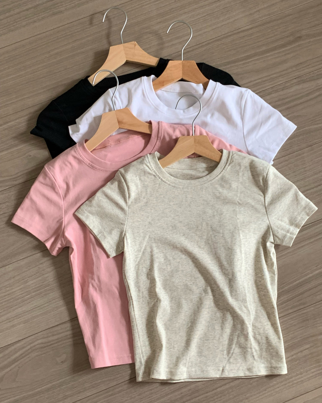 フィットクロップドTシャツ AY1309