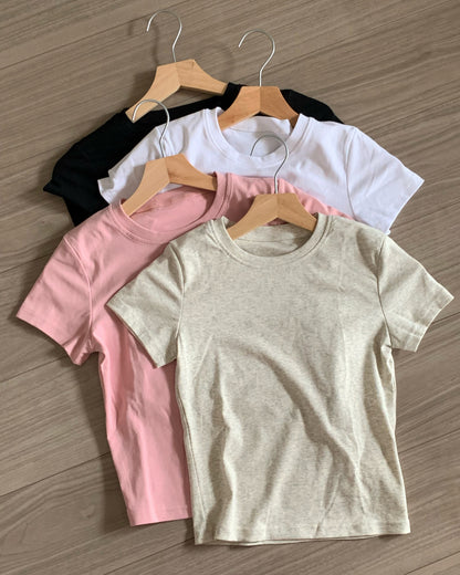 フィットクロップドTシャツ AY1309