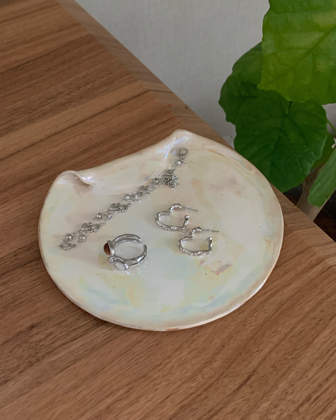ハートフープピアス AY1319