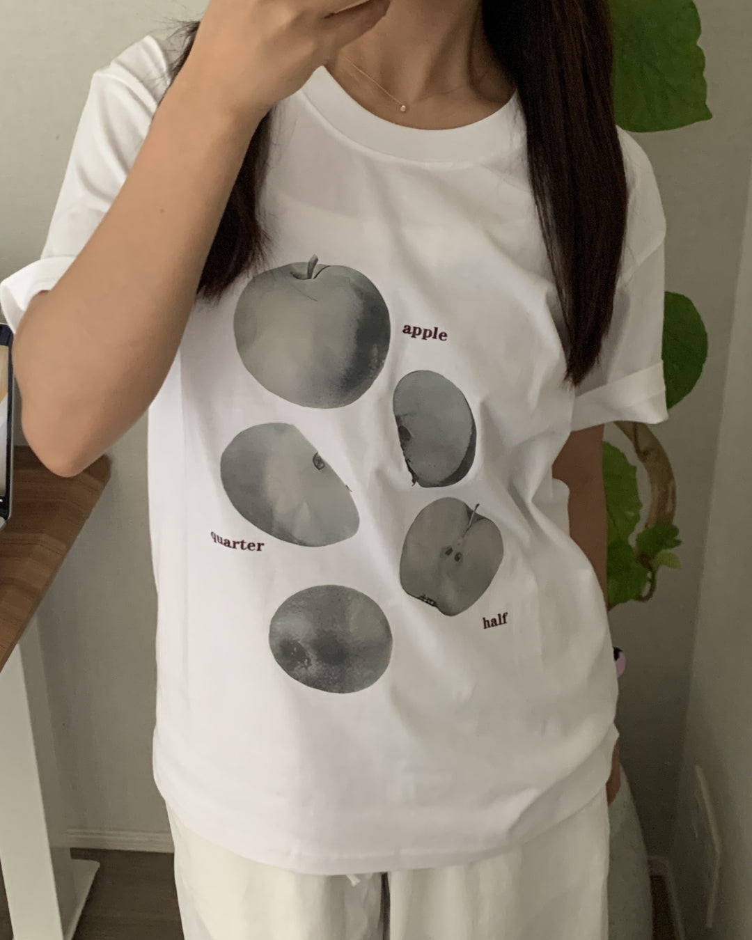 アップルスライスTシャツ AY1334