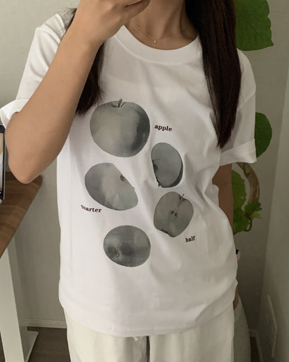アップルスライスTシャツ AY1334