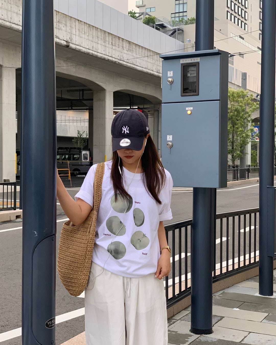 アップルスライスTシャツ AY1334