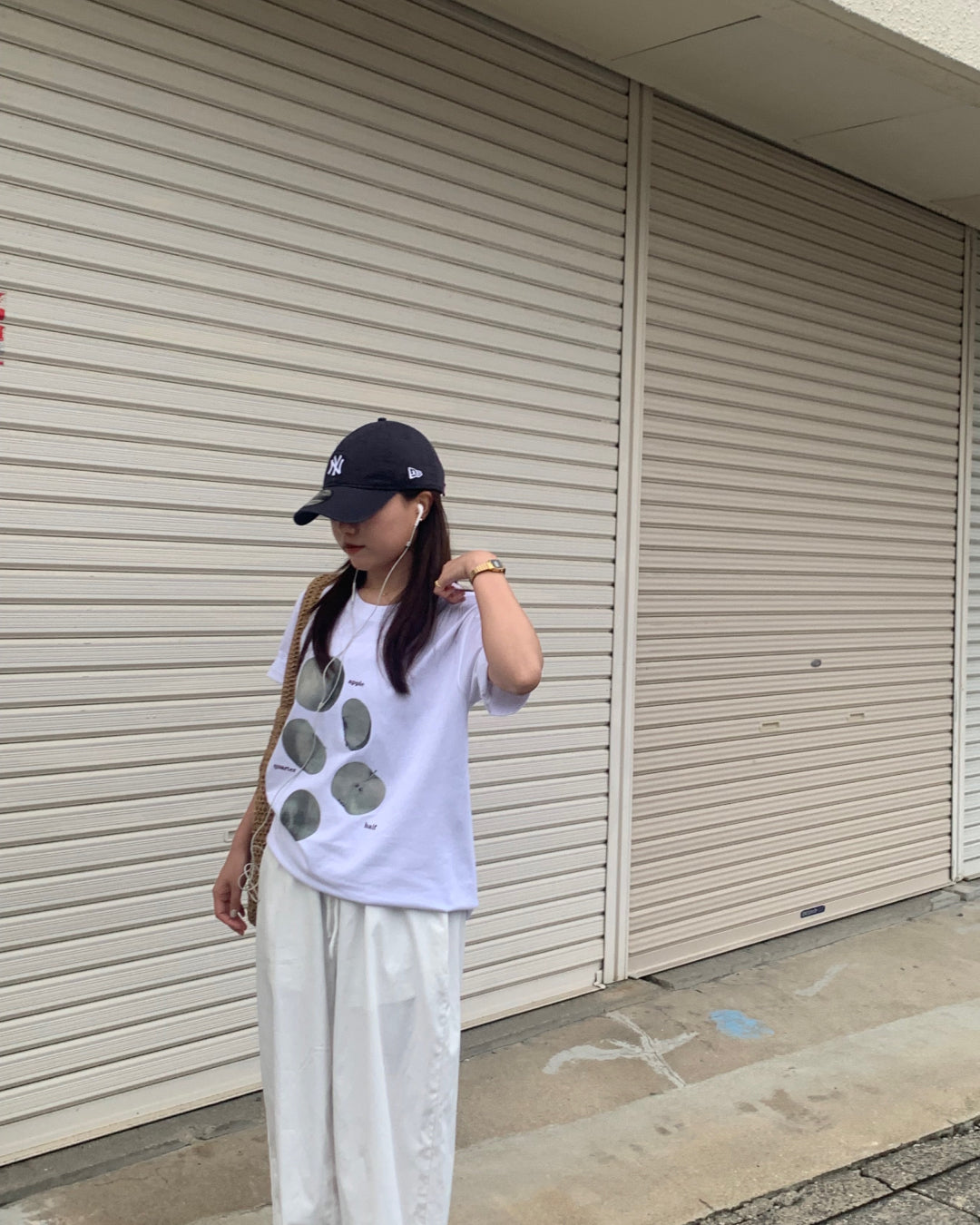 アップルスライスTシャツ AY1334