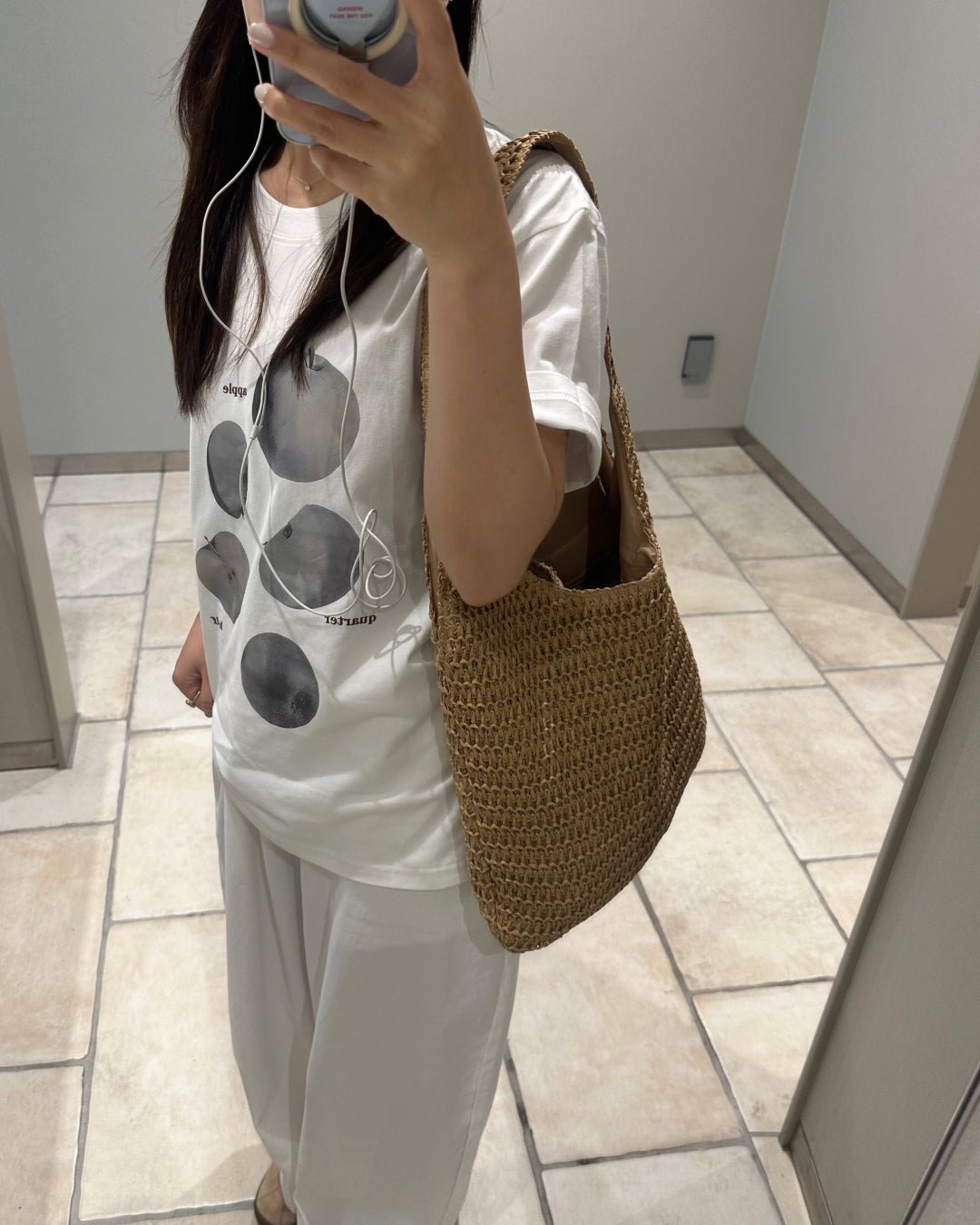 アップルスライスTシャツ AY1334