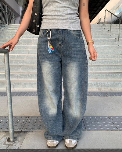 ルーズオールマッチハイウエストワイドパンツ AY1400