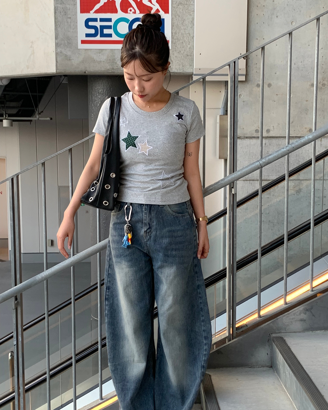 マルチスターパッチTシャツ AY1420