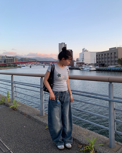 マルチスターパッチTシャツ AY1420