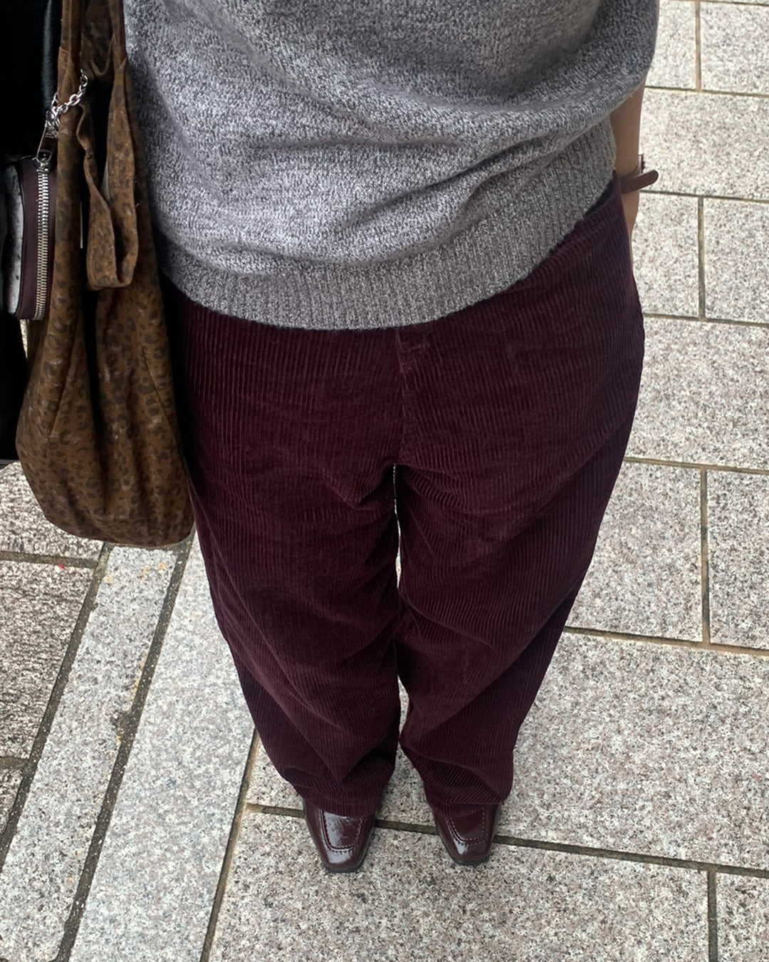 コーデュロイストレートパンツ AY1492