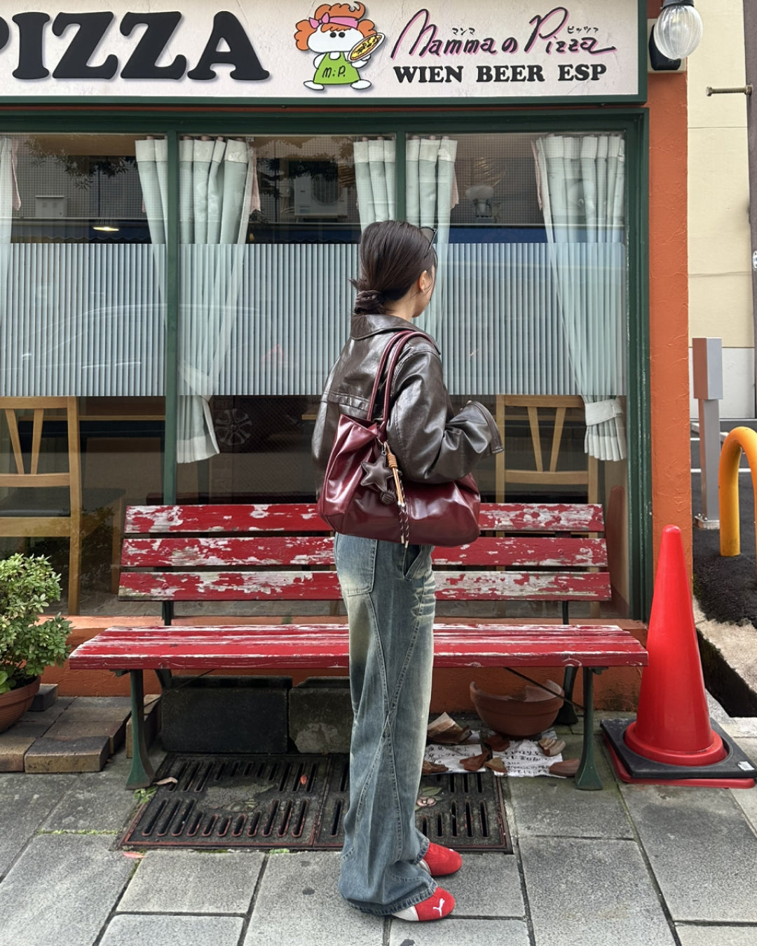 フロントベルトショルダーバッグ AY3004