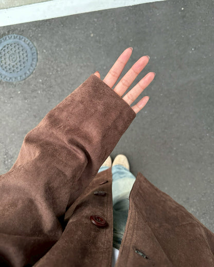 【即納】スエードミドルジャケット AY5000