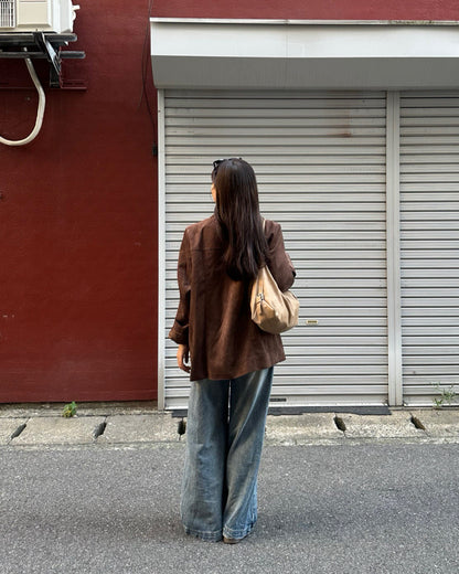 【即納】スエードミドルジャケット AY5000