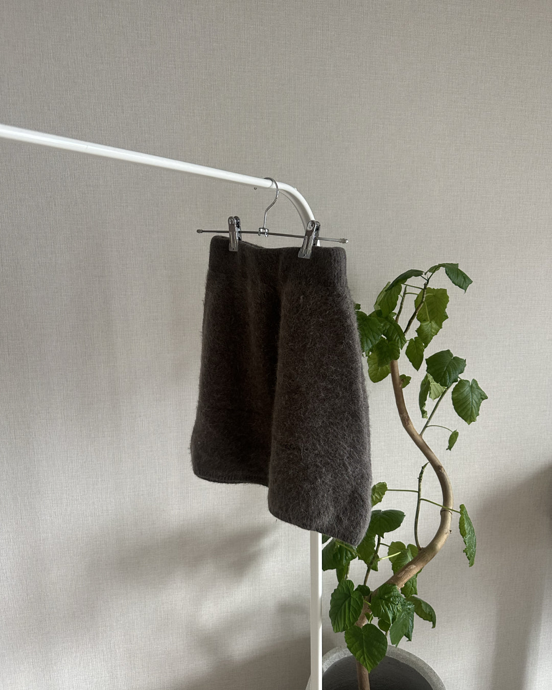 【即納】シャギーミニスカート AY5008