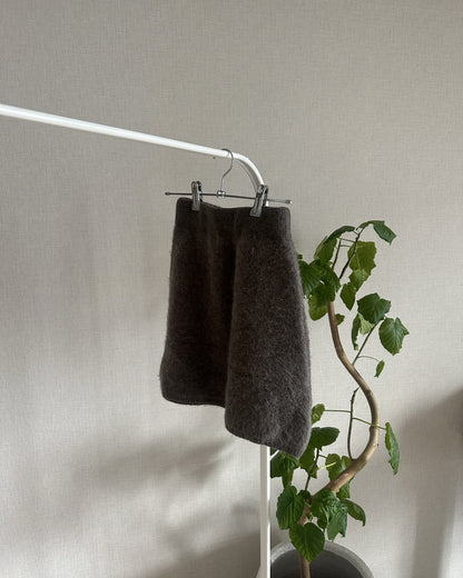 【即納】シャギーミニスカート AY5008