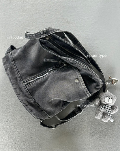 【即納】マルチショルダーウォッシュデニムバッグ AY5009