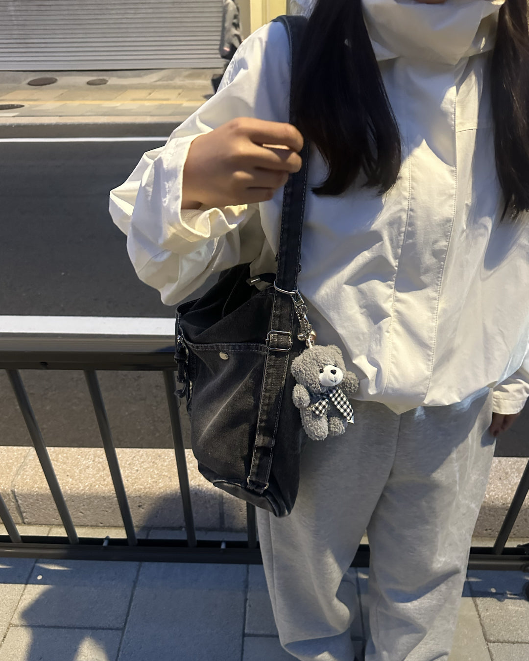 【即納】マルチショルダーウォッシュデニムバッグ AY5009