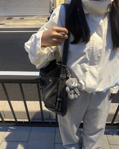 【即納】マルチショルダーウォッシュデニムバッグ AY5009