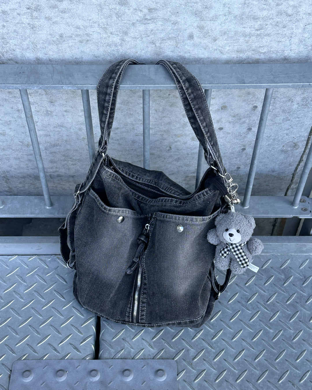 【即納】マルチショルダーウォッシュデニムバッグ AY5009