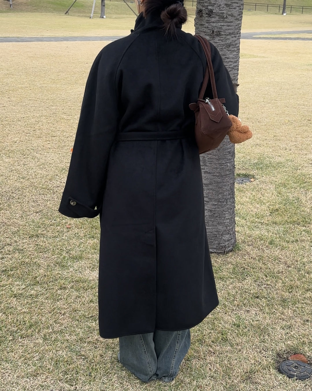 即納】スタンドカラーAラインロングコート AY5015 – YOLO（ヨロ