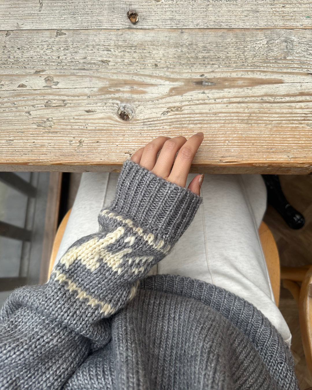 【即納】アーガイルケーブルセーター  AY5021