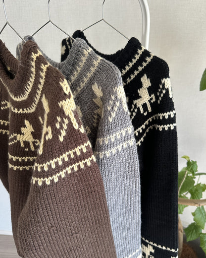 【即納】アーガイルケーブルセーター  AY5021