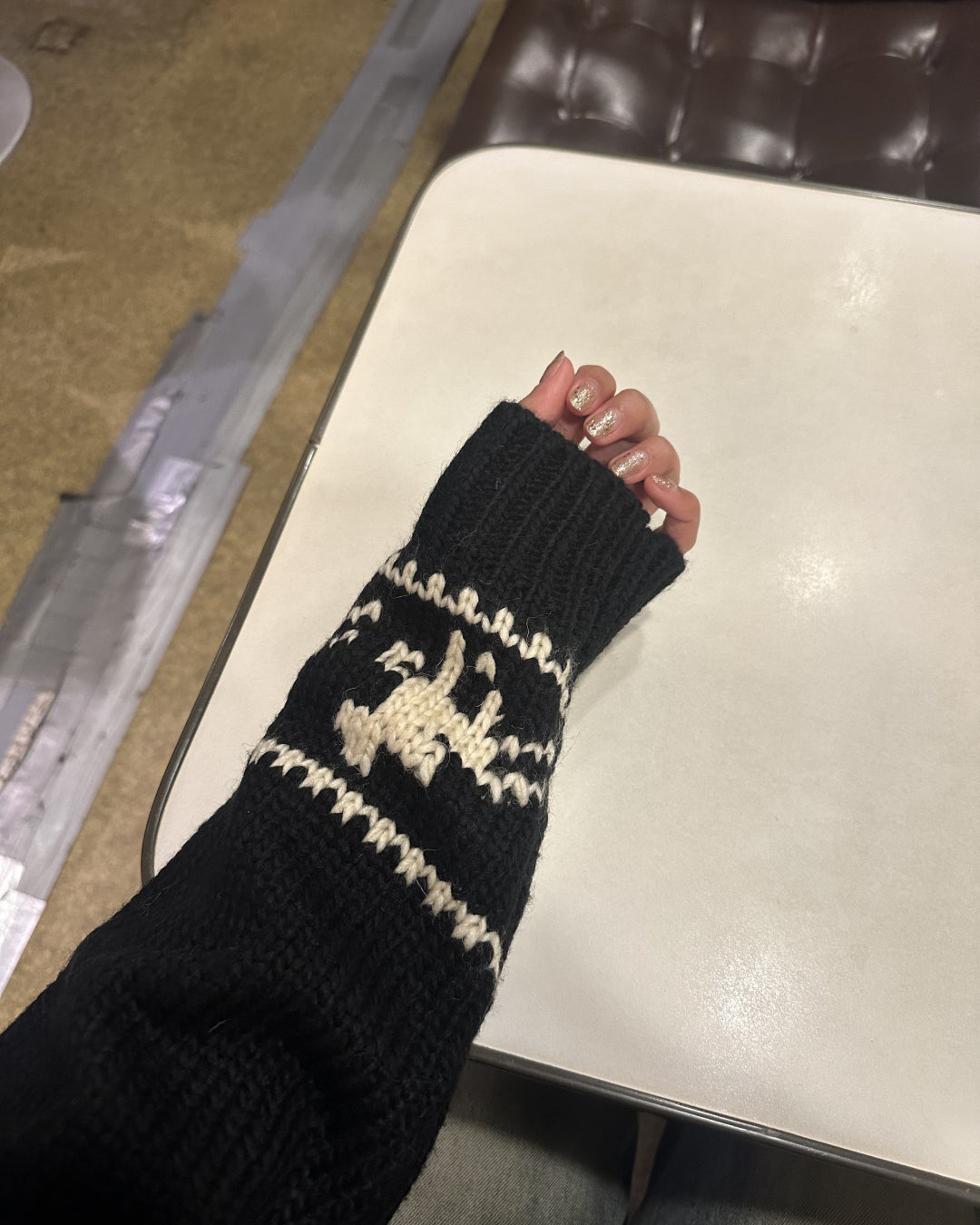 【即納】アーガイルケーブルセーター  AY5021