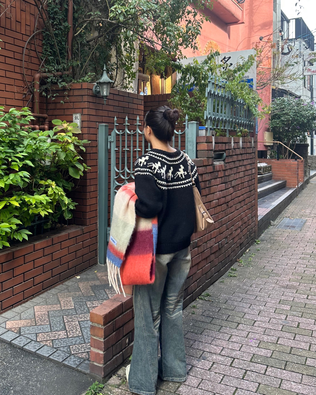 【即納】アーガイルケーブルセーター  AY5021