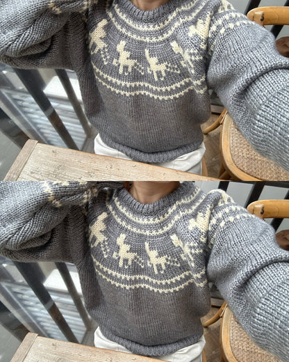 【即納】アーガイルケーブルセーター  AY5021