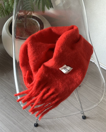 カラーモヘアマフラー AY5019