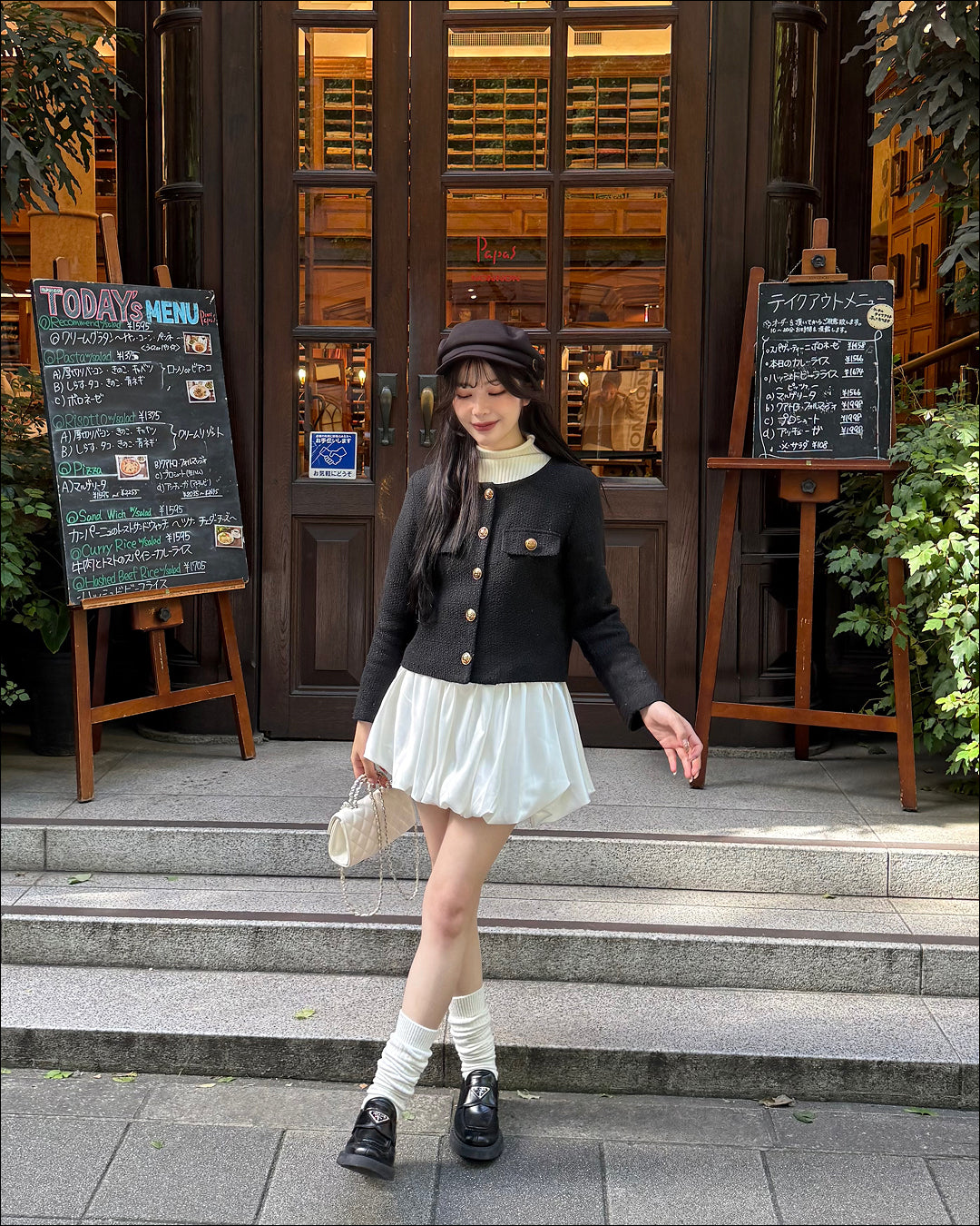 ノーカラーツイードジャケット B0004 – YOLO（ヨロ）｜ファッション通販