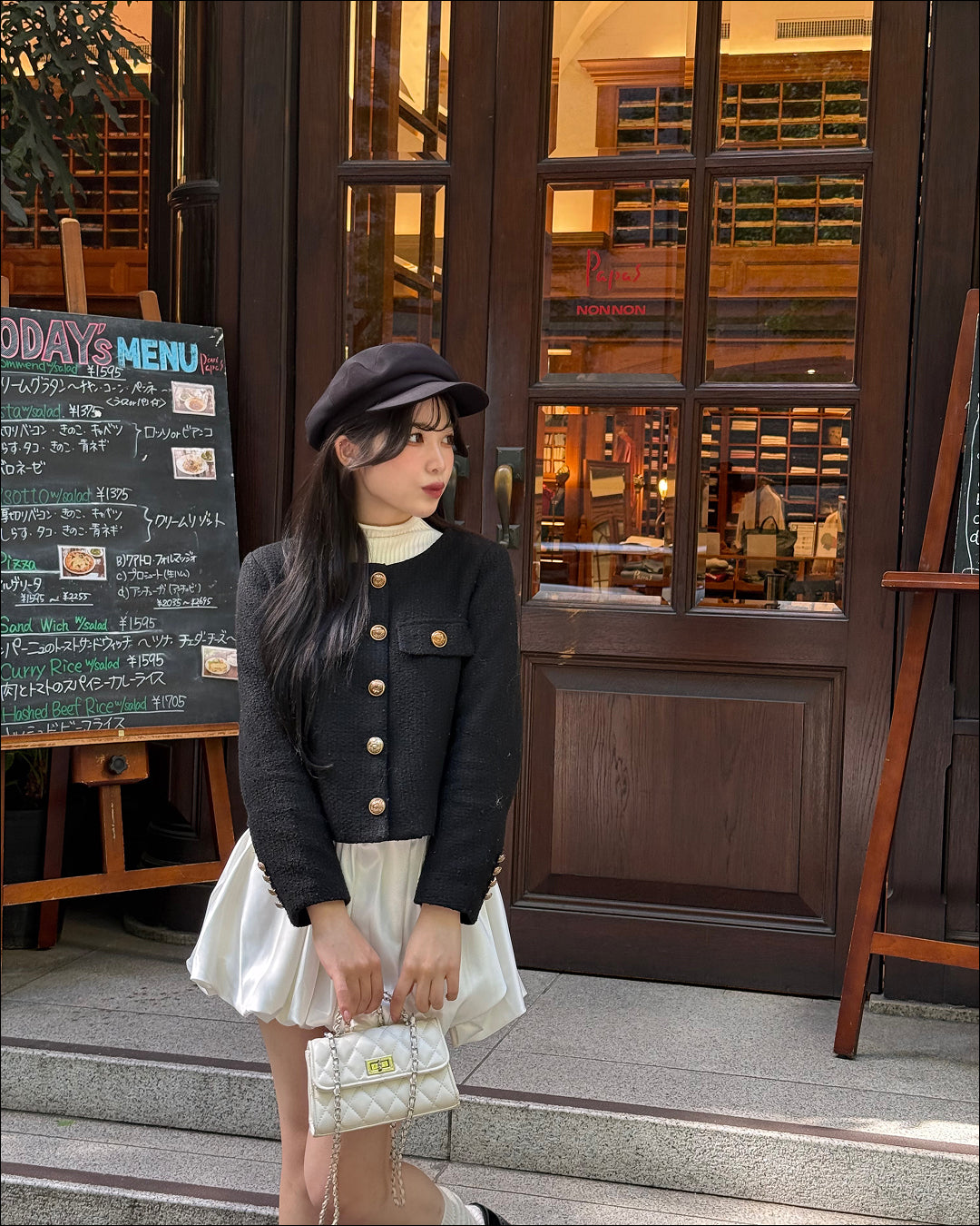 新品同様レオナールツィードジャケット◯L 新品同様レオナールツィードジャケット◯L