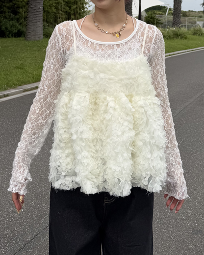 シースルーレーストップス BB0093