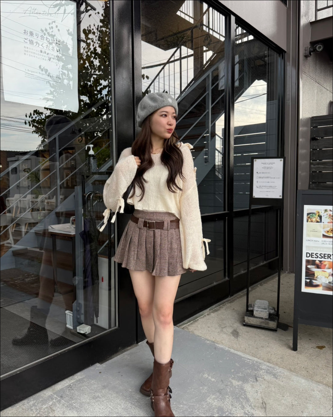 再販】ベルト付きチェックミニスカート B0314 – YOLO（ヨロ